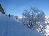 SALITA AL PASSO SAN MARCO con le pelli il 5 gennaio 2011  - FOTOGALLERY